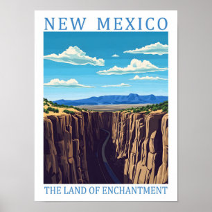 New Mexico das Land der Verzauberung USA Reisen Poster