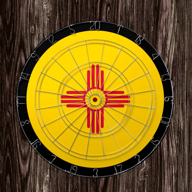 New Mexico Flag Dartboard & New Mexico / Spiel Dartscheibe (Von Creator hochgeladen)