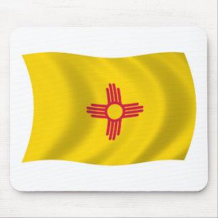 New Mexico Flag Mauspad