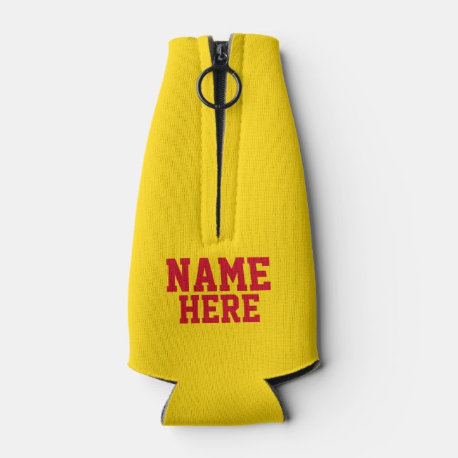 New Mexico Flag Name Flasche Cooler Flaschenkühler (Rückseite)