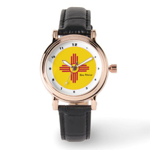 New Mexico Flag & New Mexico mode USA /design Armbanduhr