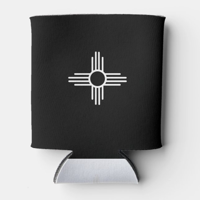 New Mexico Flag Zia Sun Symbol Dosenkühler (Vorderseite)