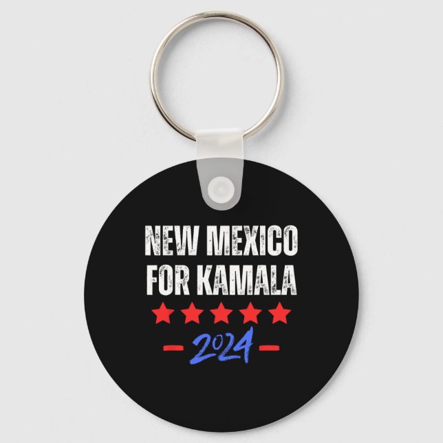 New Mexico For Kamala 2024 Dnc Kamala Harris Suprt Schlüsselanhänger (Vorderseite)