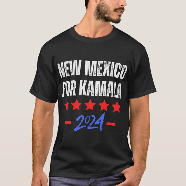 New Mexico For Kamala 2024 Dnc Kamala Harris Suprt T-Shirt (Vorderseite)