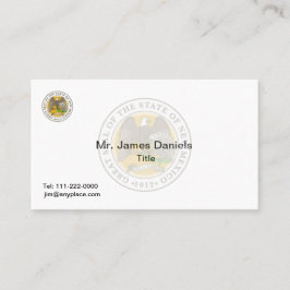 New Mexico Great Siegel Visitenkarte