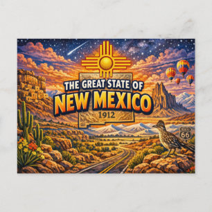 New Mexico Grußkarte Postkarte