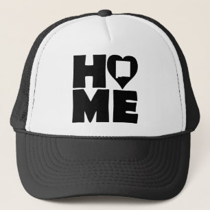 New Mexico Home Heart State Ball Cap Trucker Hut Truckerkappe