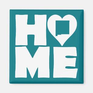 New Mexico Home Heart State Kühlschrankmagnet Magnet