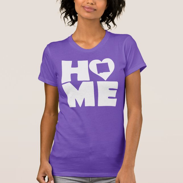 New Mexico Home Heart State Tees T-Shirt (Vorderseite)