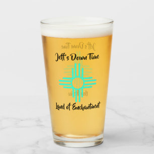 New Mexico Individuelle Name Zia Sun Symbol Gift B Glas