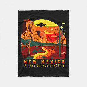 New Mexico Land der Verzauberung Fleecedecke