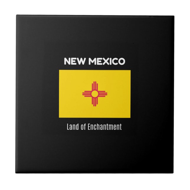 New Mexico, Land der Verzauberung Fliese (Vorderseite)