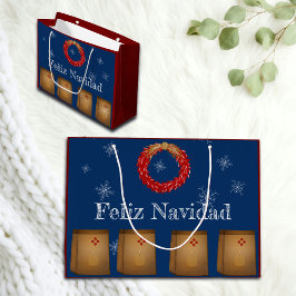 New Mexico Luminarias Farolitos Zia Roter Chile Große Geschenktüte