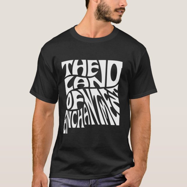 New Mexico Map T-Shirt (Vorderseite)