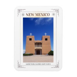 New mexico nambe' pueblo Kirchenkirche Magnet