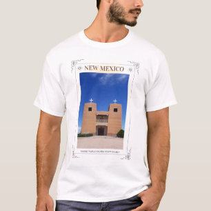 New Mexico Nambe' Pueblo Sakrale Herzkirche T-Shirt