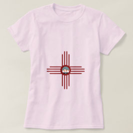 New Mexico NM Zia Indian Symbol Waterfall T-Shirt