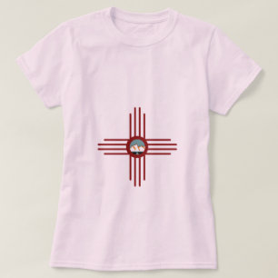New Mexico NM Zia Indian Symbol Waterfall T-Shirt