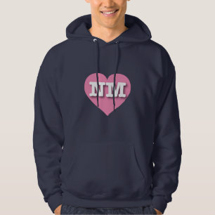 New Mexico Pink Heart - I Liebe NM Hoodie