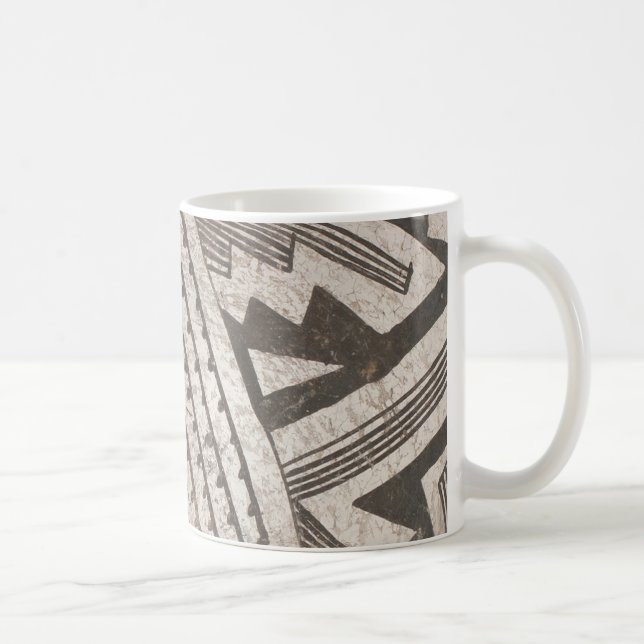 New Mexico Pueblo Antikes Kunstdesign Kaffeetasse (Rechts)