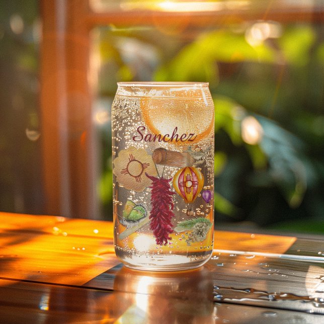 New Mexico Red Chile Pinõn Zia Hot Air Ballon Dosenglas (Von Creator hochgeladen)