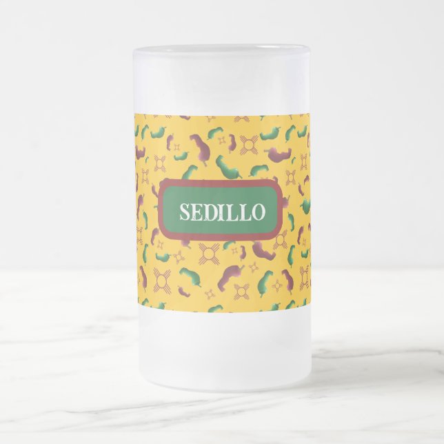 New Mexico Red & Green Chile Tamales Zia Nopales Mattglas Bierglas (Mittel)