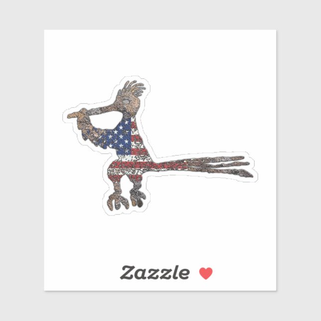 New Mexico Road Runner Sticker (Blatt)