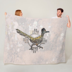 New Mexico Roadrunner Fleecedecke