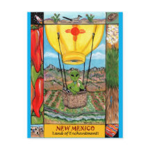 New Mexico Roswell Alien Funny Hot Air Ballon Zia