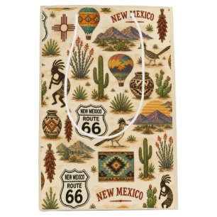 New Mexico Route 66 Fiesta Trail Mittlere Geschenktüte