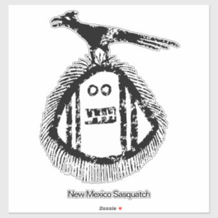 New Mexico Sasquatch Aufkleber