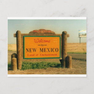 New Mexico Sign Postkarte