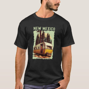 New Mexico Sonnenuntergang Retro 70er Jahre Vintag T-Shirt