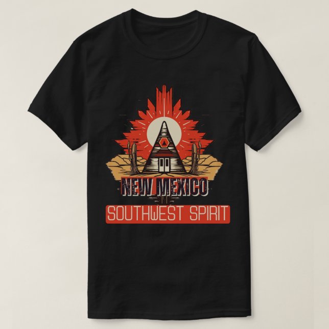 New Mexico Southwest Spirit T-Shirt (Design vorne)