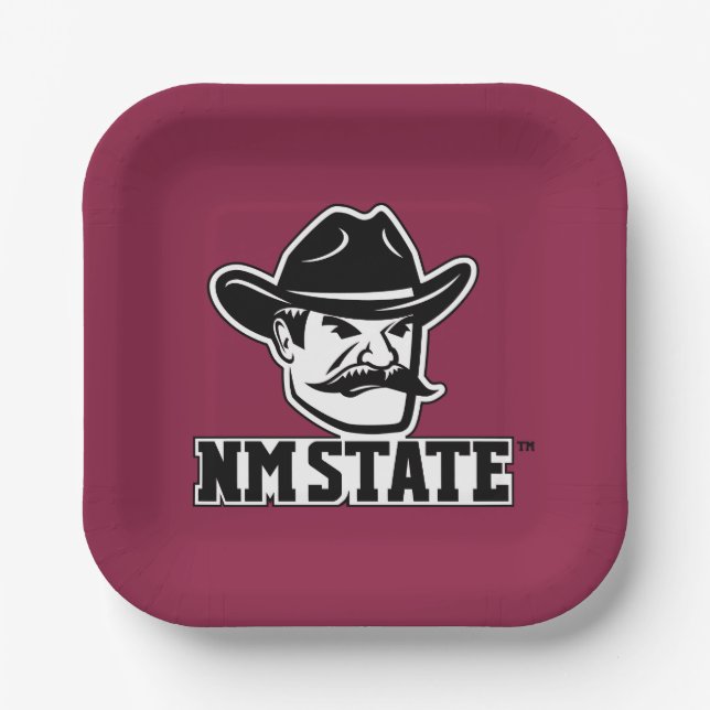 New Mexico State Aggies Pappteller (Vorderseite)
