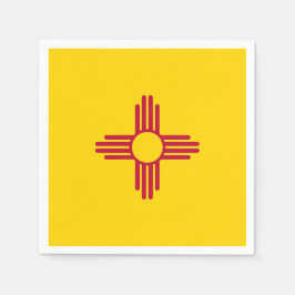 New Mexico State Flag Zia Symbol Party Serviette