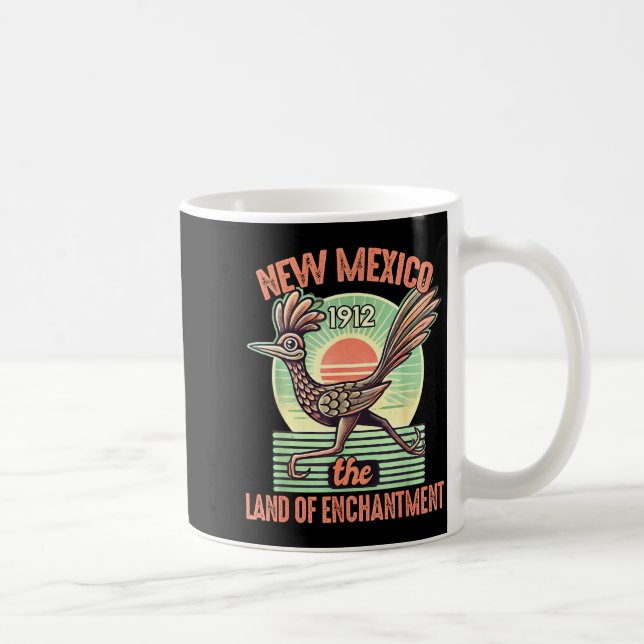 New Mexico State Land Of Enchantment Road Runner S Kaffeetasse (Rechts)
