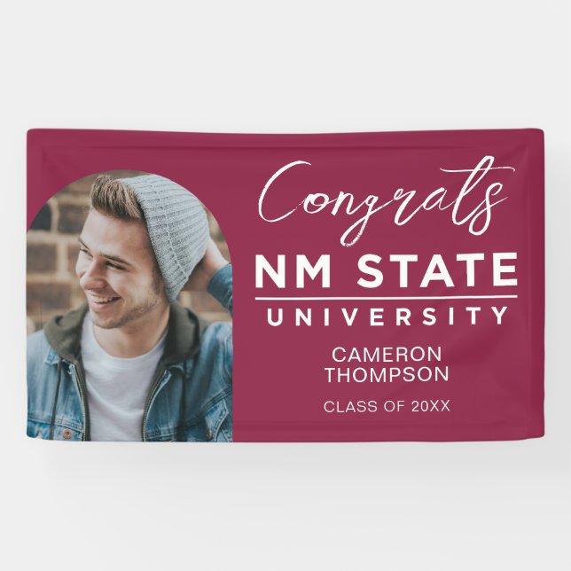 New Mexico State University Graduation Banner (Horizontal)