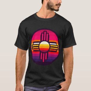 New Mexico State Zia Vintage Retro-modern Zia-Symb T-Shirt