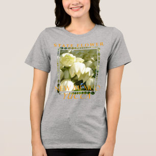New-Mexico-Territoriums-Blume Die Yucca Tri-Blend Shirt