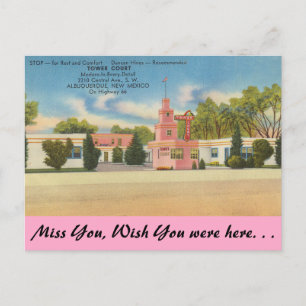 New Mexico, Tower Court, Albuquerque Postkarte