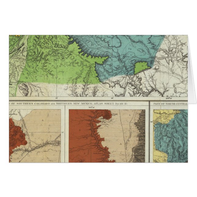 New Mexico und Colorade (Vorderseite (Horizontal))