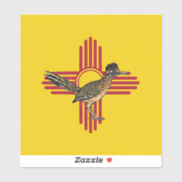 New Mexico und der Roadrunner Aufkleber