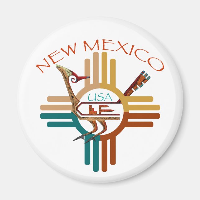 New Mexico, USA Magnet (Vorne)