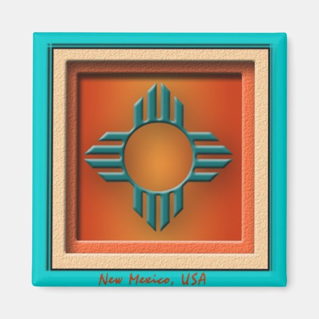 New Mexico USA Magnet (Vorne)