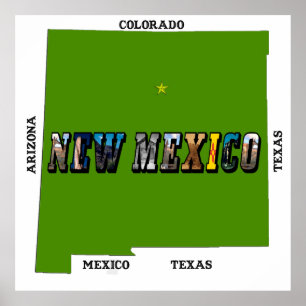 New Mexico, USA Print Poster