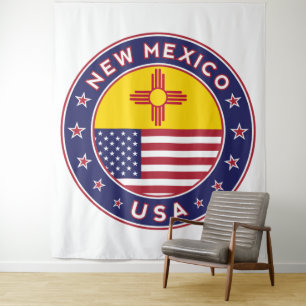New Mexico, USA Staaten, New Mexico Leinwand, Post Wandteppich