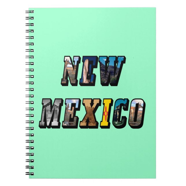 New Mexico, USA Text Notizblock (Vorderseite)