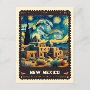 New Mexico   Vincent Van Gogh Inspiriert Postkarte