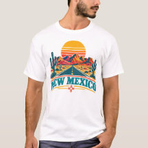 New Mexico Vintage Route Wüstenstraße T-Shirt